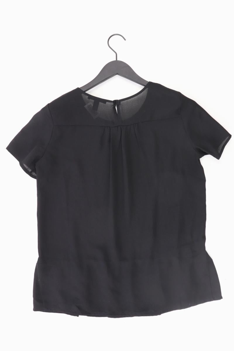Mango Kurzarmbluse Gr. M schwarz