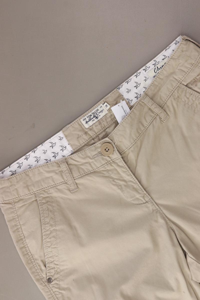 Tom Tailor Hose Gr. 34 creme aus Baumwolle