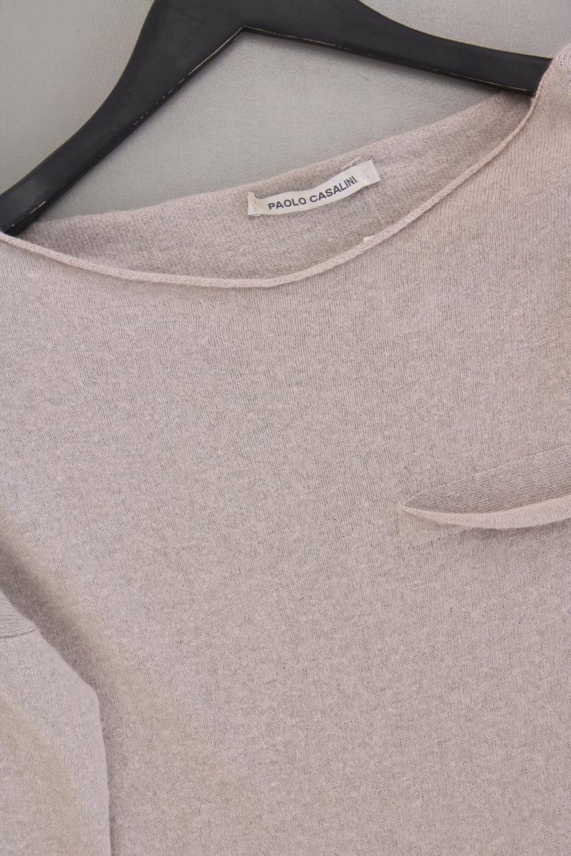 Paolo Casalini Feinstrickpullover Gr. XL creme aus Viskose