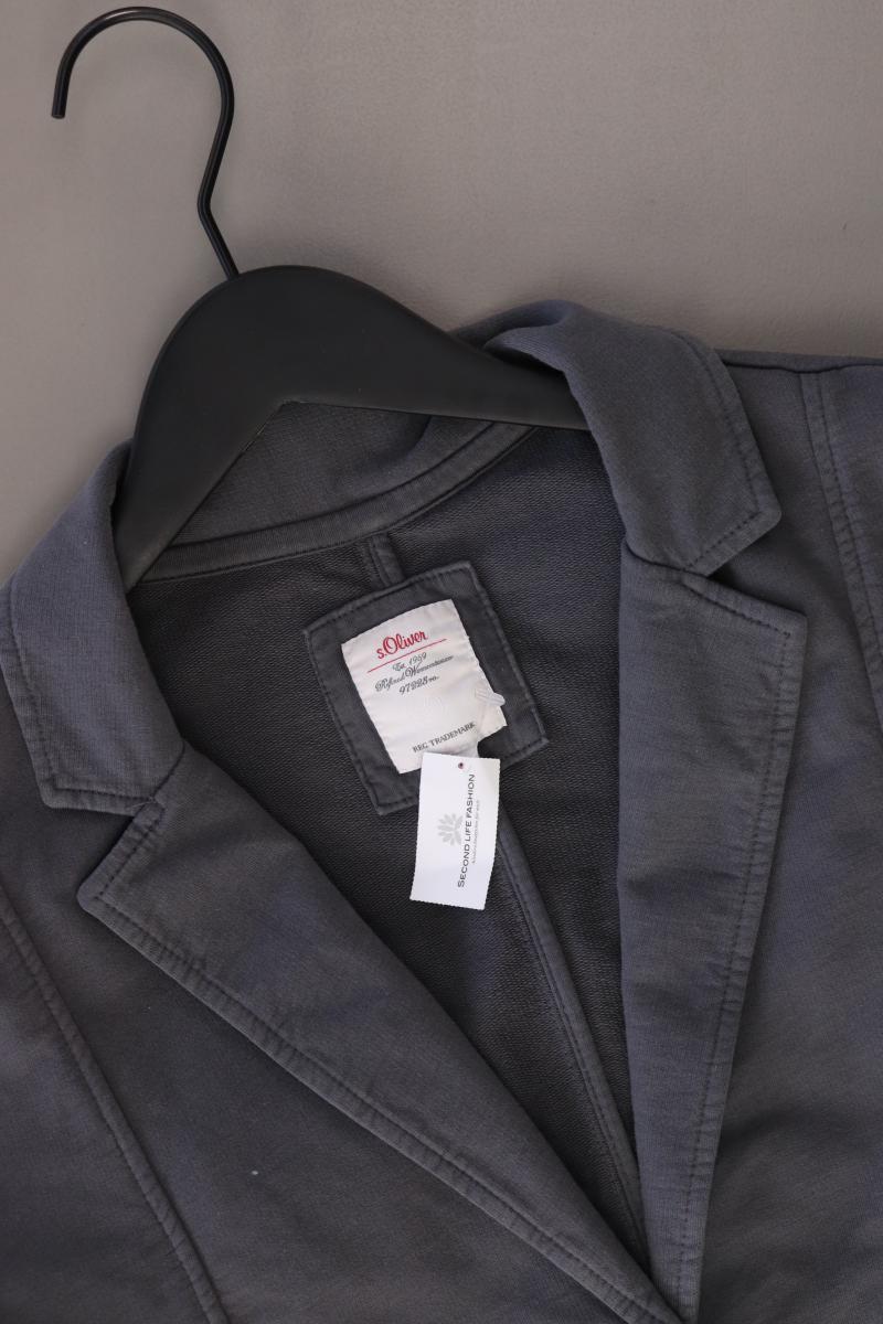 s.Oliver Jerseyblazer Gr. 42 grau