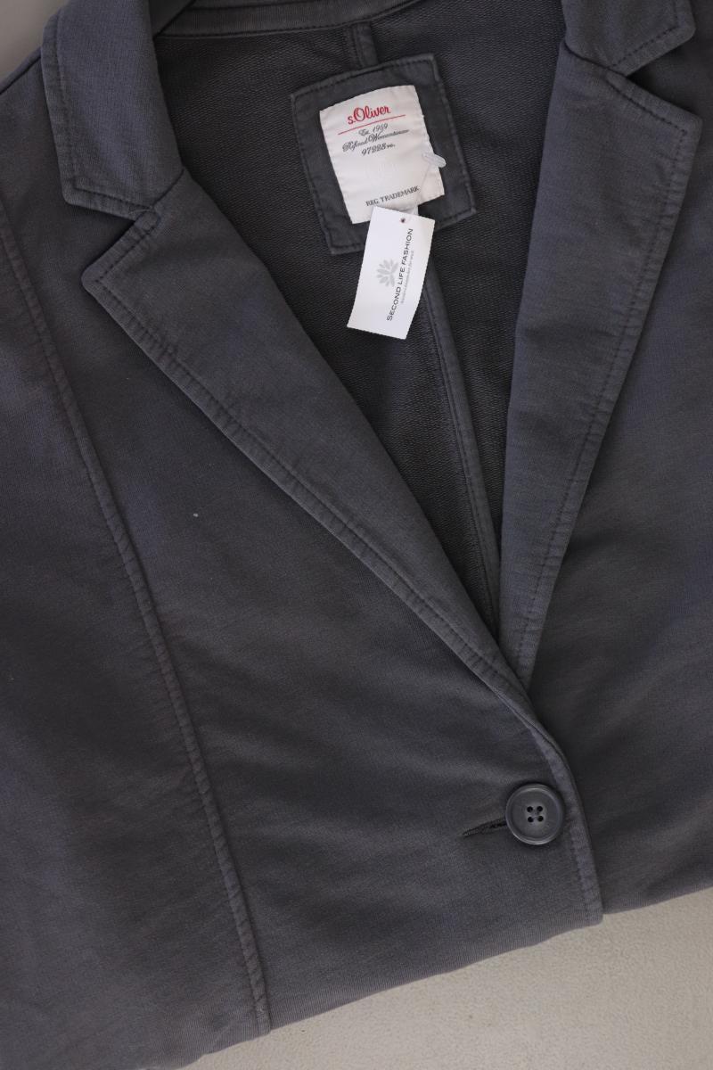 s.Oliver Jerseyblazer Gr. 42 grau