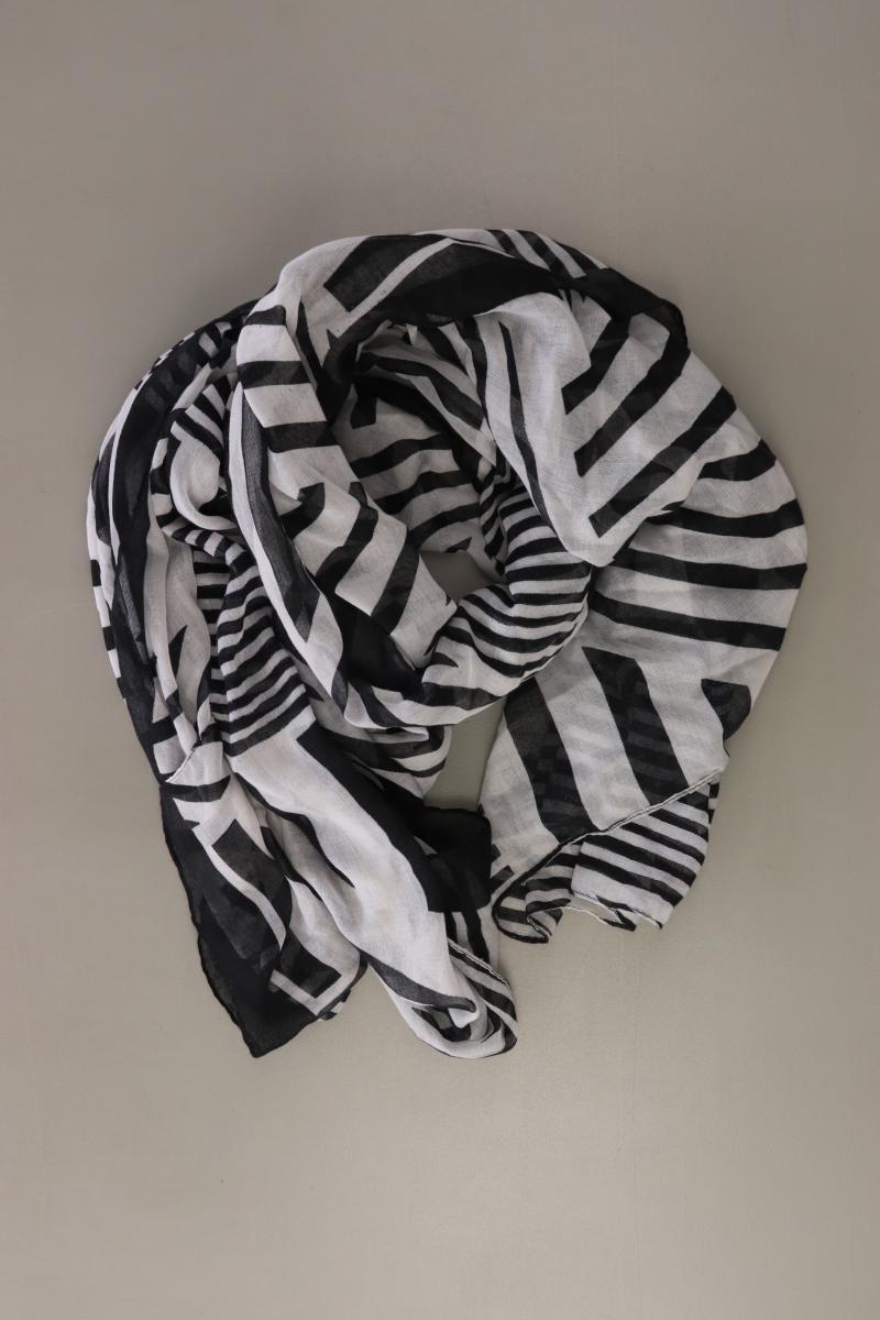 Tuch geometrisches Muster grau aus Polyester
