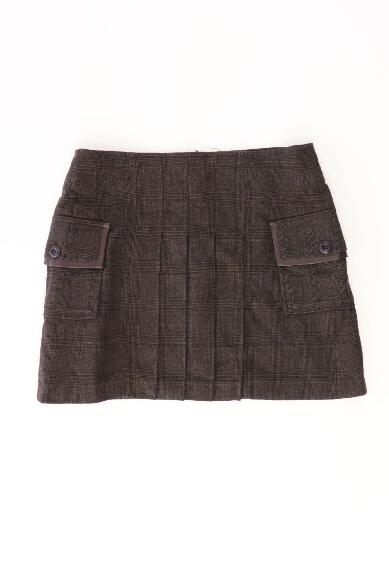 Esprit Kurzer Rock Gr. 34 braun aus Viskose