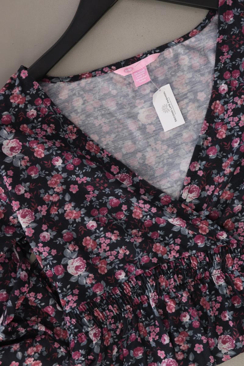 edc by Esprit Langarmbluse Gr. S mit Blumenmuster mehrfarbig aus Polyester