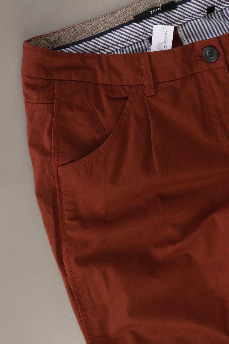 Zero Chinohose Gr. 38 braun aus Baumwolle