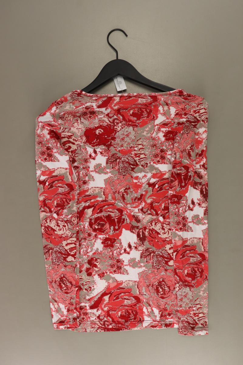 Vero Moda Longsleeve-Shirt Gr. S mit Blumenmuster Langarm rot
