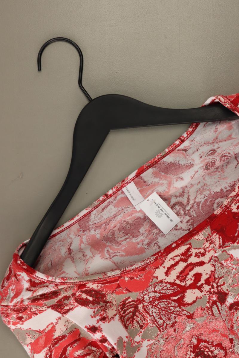 Vero Moda Longsleeve-Shirt Gr. S mit Blumenmuster Langarm rot