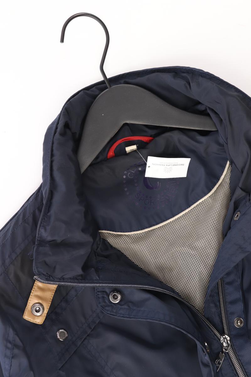 CLARINA Übergangsjacke Gr. 40 blau aus Polyester