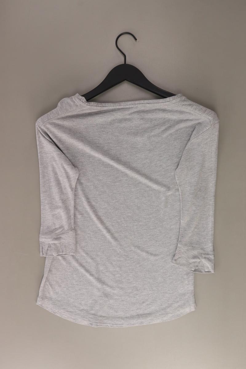 s.Oliver Printshirt Gr. 34 3/4 Ärmel grau
