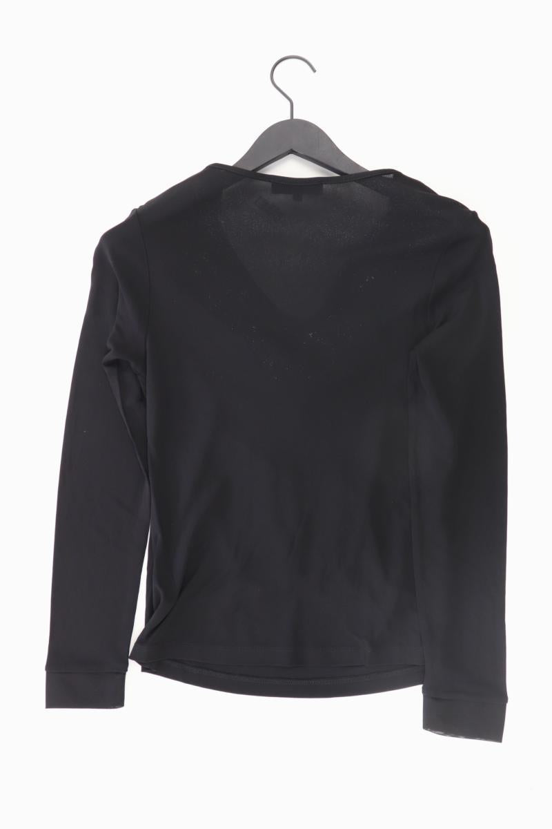 Ricarda M. Langarmbluse Gr. 38 mit Pailletten schwarz