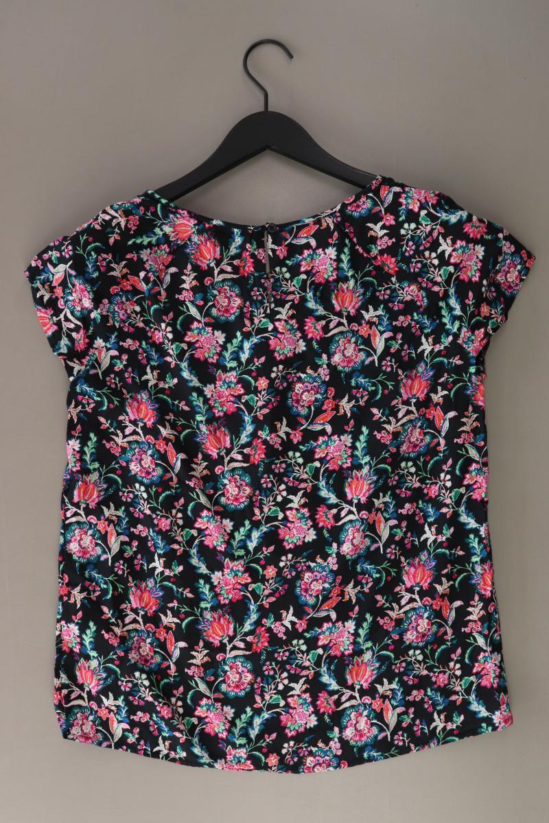 Street One Kurzarmbluse Gr. 36 mit Blumenmuster mehrfarbig aus Modal