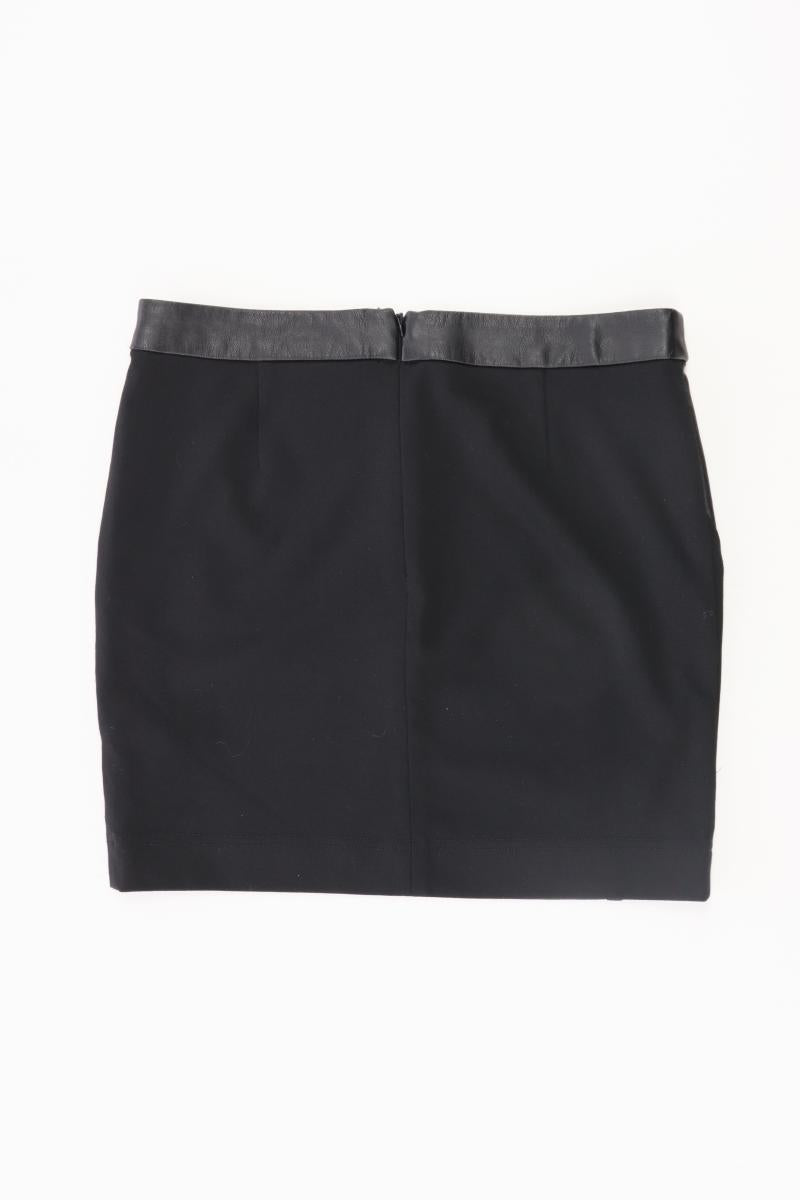 Vero Moda Kunstlederrock Gr. 36 schwarz aus Viskose