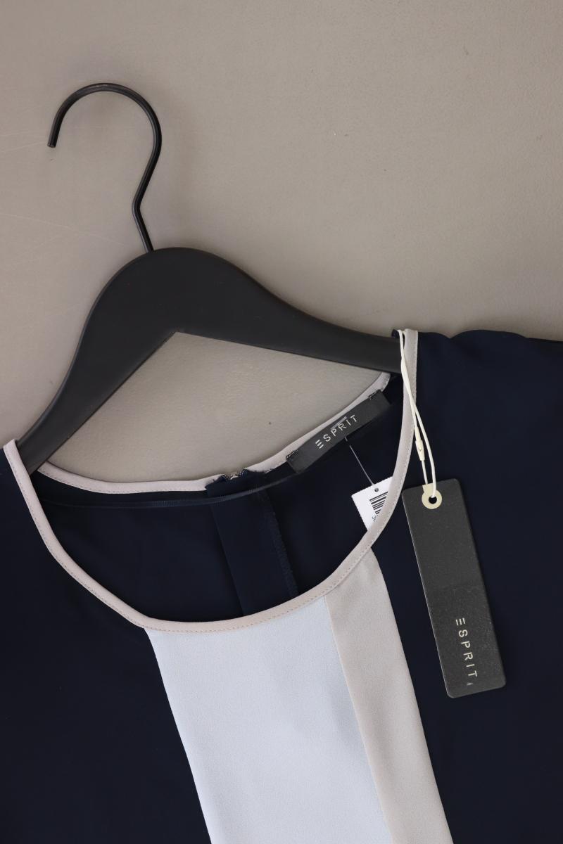 Esprit Kurzarmbluse Gr. 38 neu mit Etikett Neupreis: 39,99€! blau aus Polyester
