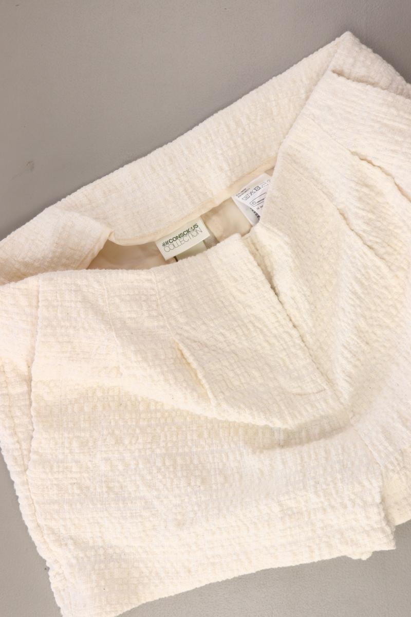 H&M conscious Shorts Gr. 34 neu mit Etikett creme aus Baumwolle