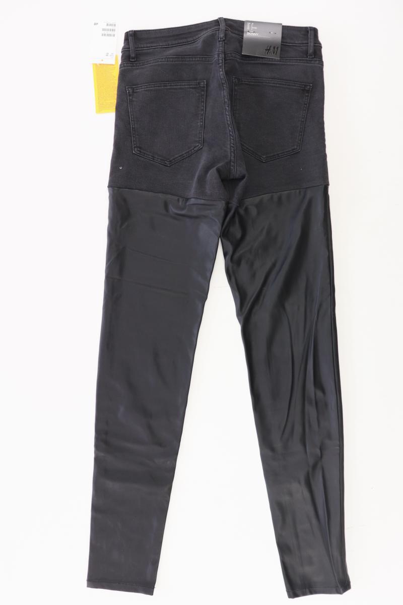 H&M Jeans Gr. 36 neu mit Etikett schwarz aus Baumwolle
