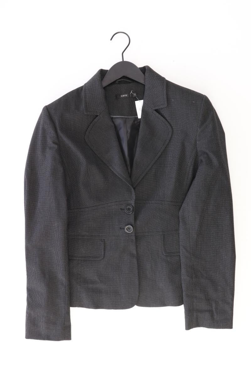Zero Classic Blazer Gr. 44 gepunktet grau aus Polyester