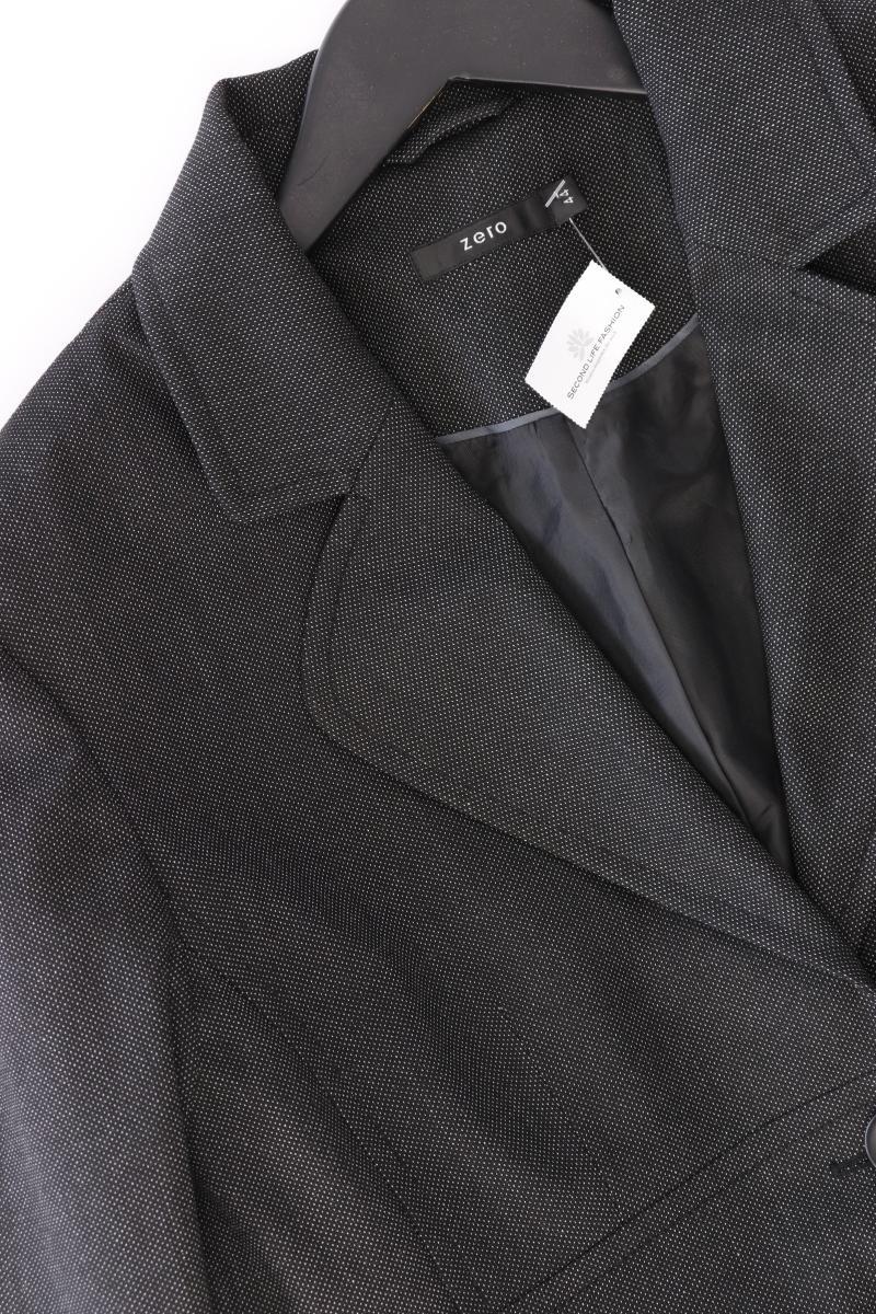 Zero Classic Blazer Gr. 44 gepunktet grau aus Polyester