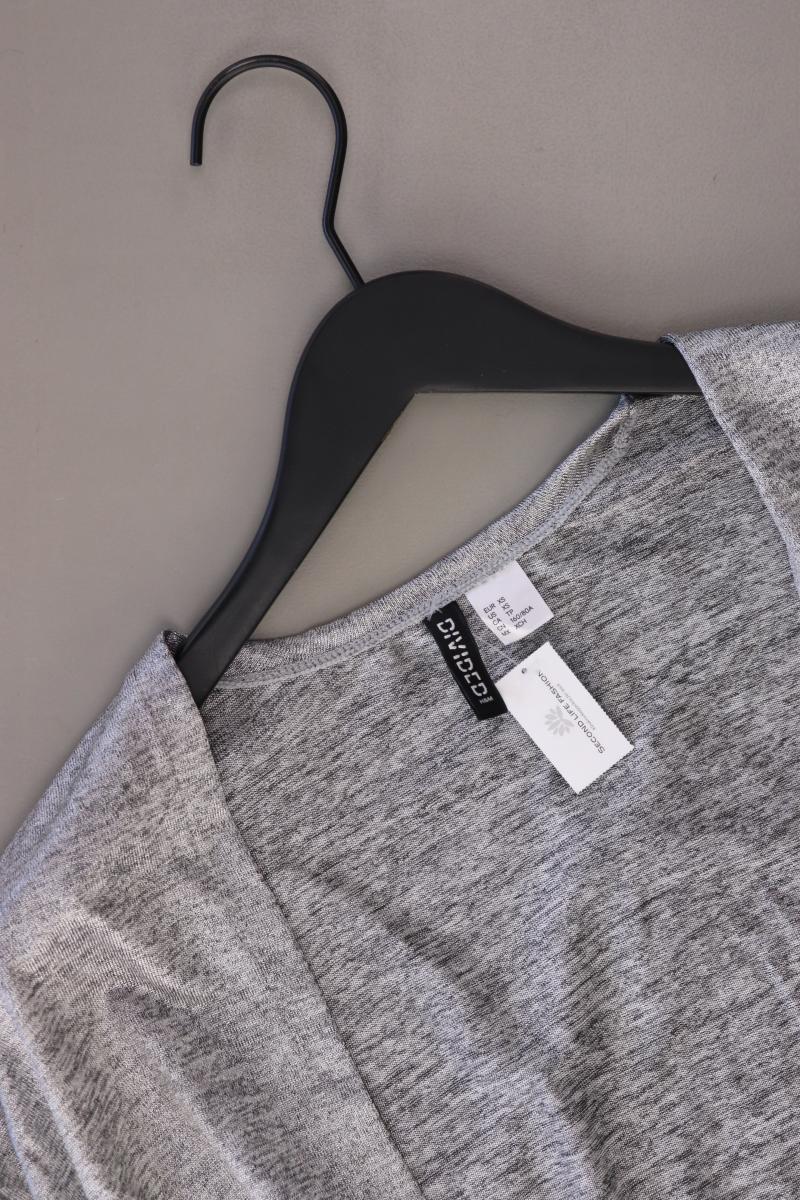 H&M Divided Cardigan Glitzer Gr. XS silber aus Polyester