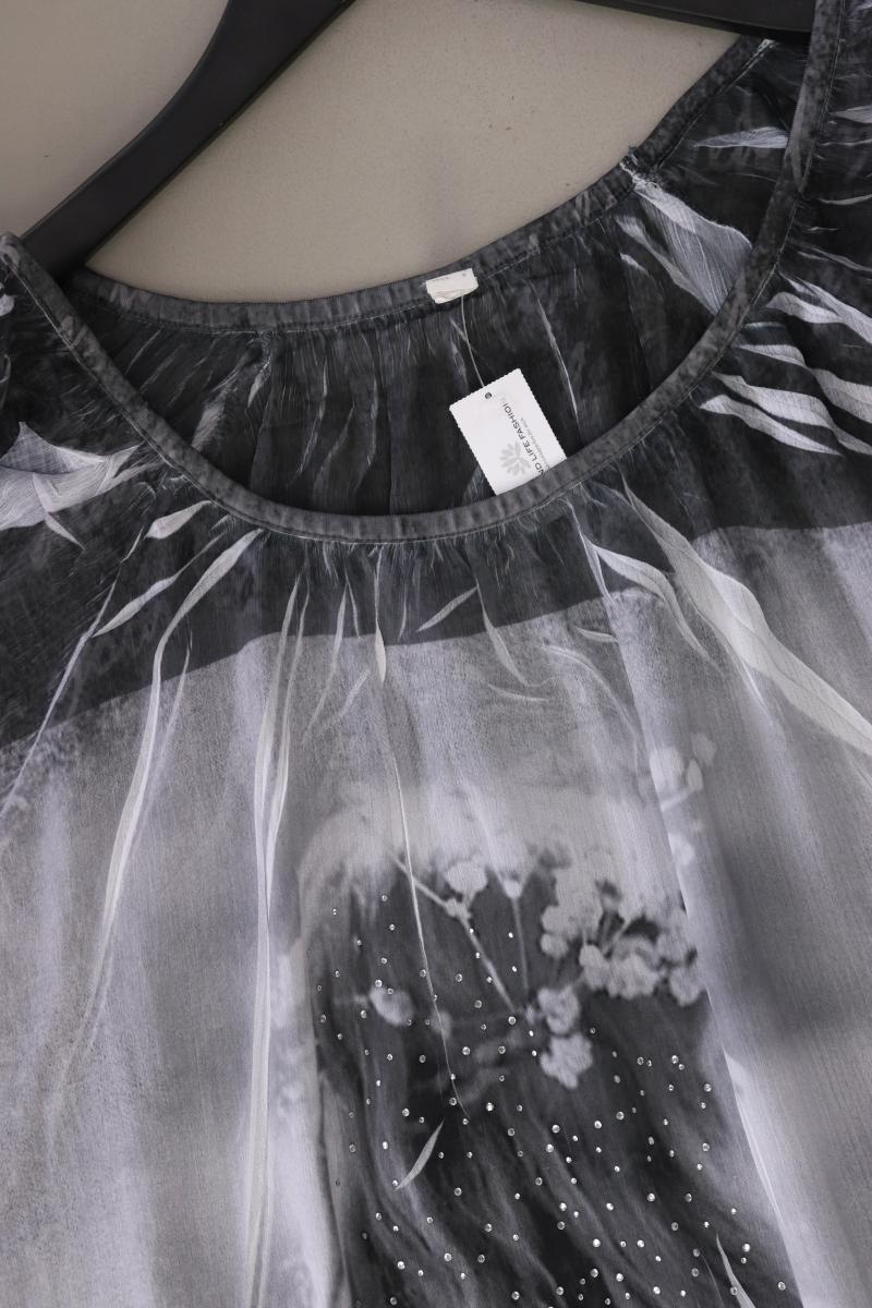 Steilmann Oversize-Bluse Gr. 36 3/4 Ärmel grau aus Polyester
