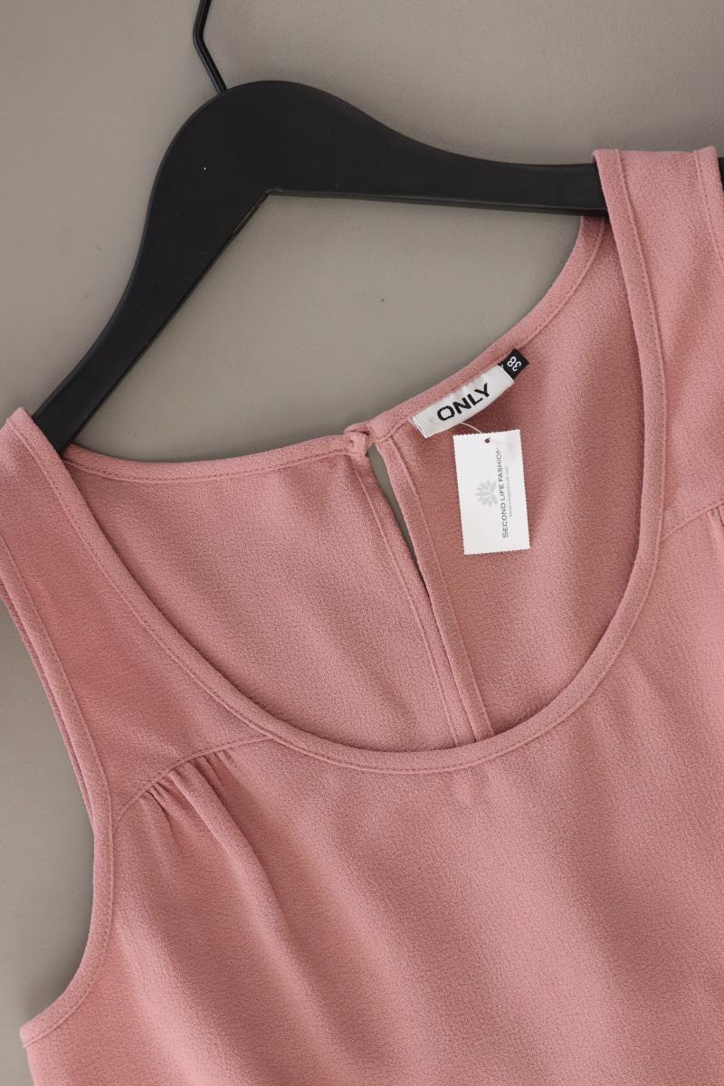 Only Bluse Gr. 38 Ärmellos rosa aus Polyester