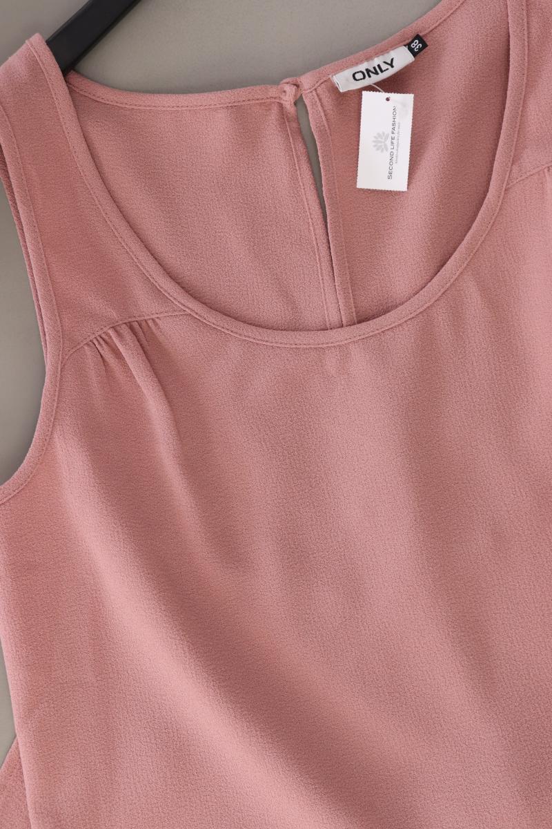 Only Bluse Gr. 38 Ärmellos rosa aus Polyester