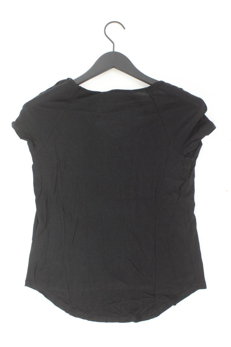 NAF NAF T-Shirt Gr. M gepunktet Kurzarm blau aus Modal