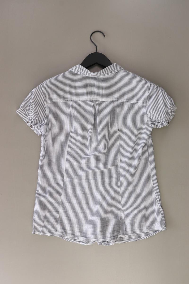 Esprit Kurzarmbluse Gr. 36 gestreift blau aus Baumwolle