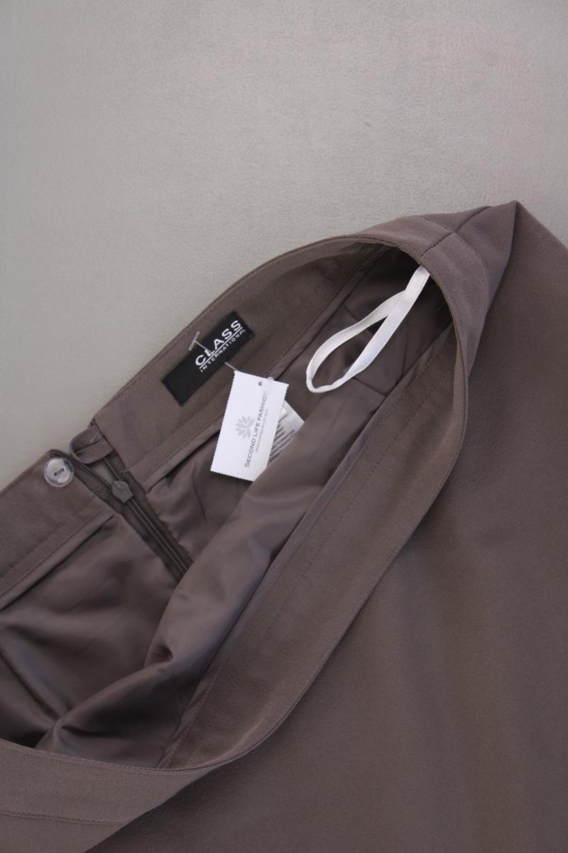 Class International Bleistiftrock Gr. 40 braun aus Polyester