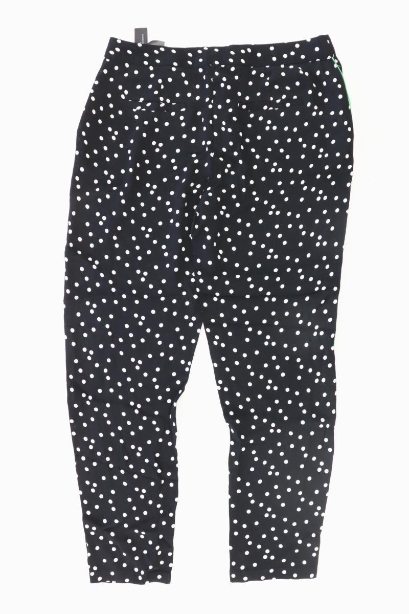 Miss E Studio Hose Gr. 40 gepunktet schwarz aus Viskose