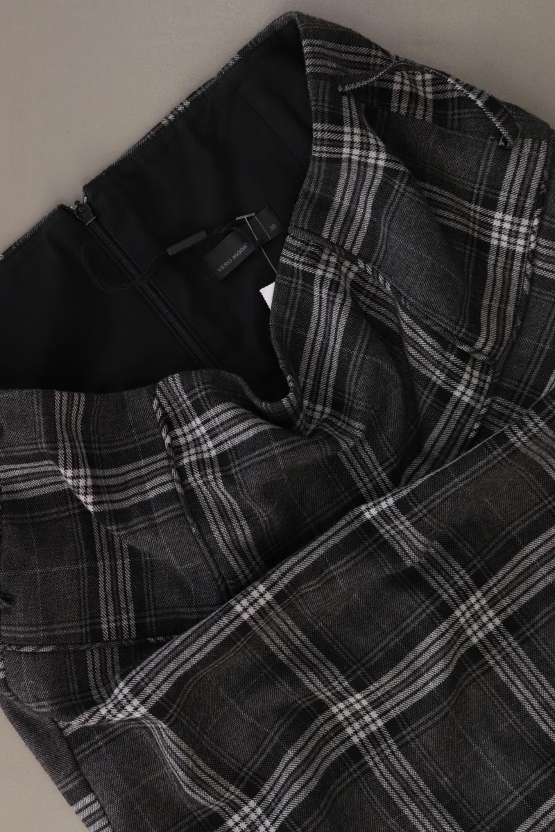 Vero Moda Rock Gr. 38 kariert grau aus Polyester