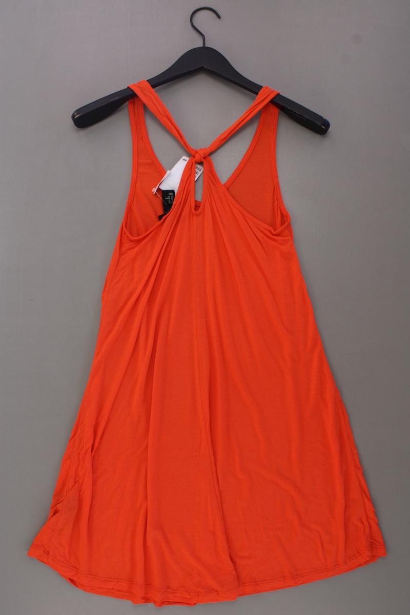 H&M Trägerkleid Gr. XS neu mit Etikett orange aus Viskose