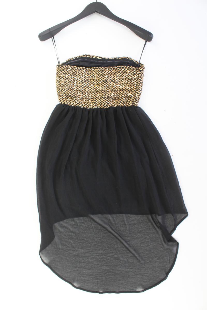 Glamorous Bandeaukleid Gr. XS Ärmellos mit Pailletten gold aus Polyester