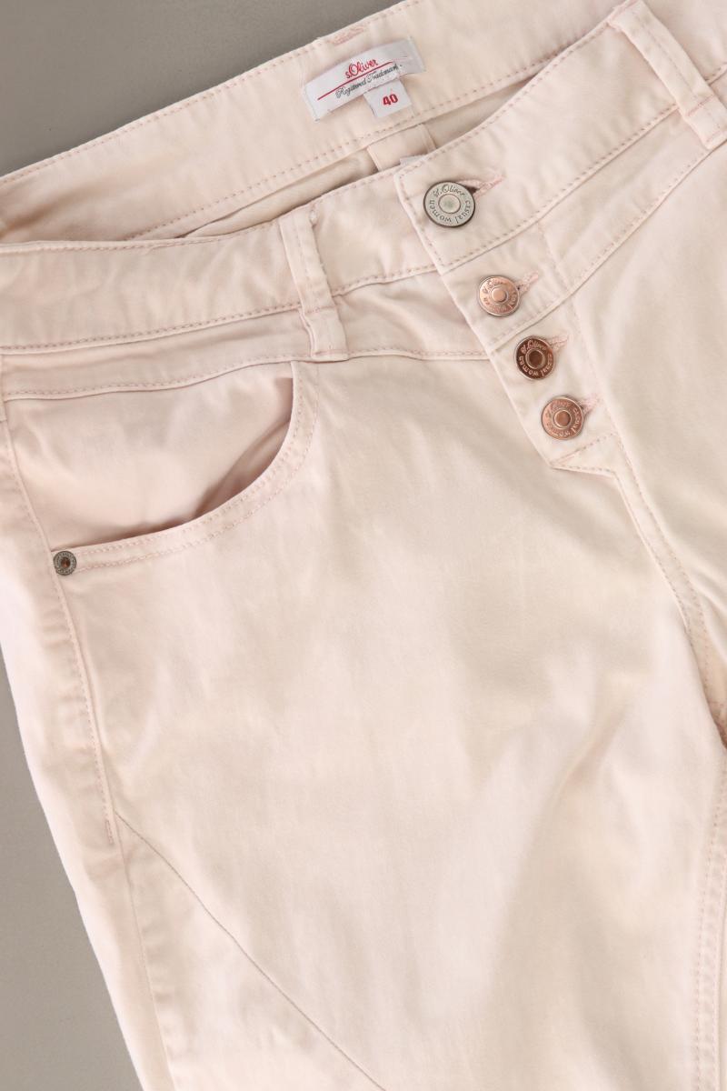 s.Oliver Hose Gr. 40 creme aus Baumwolle
