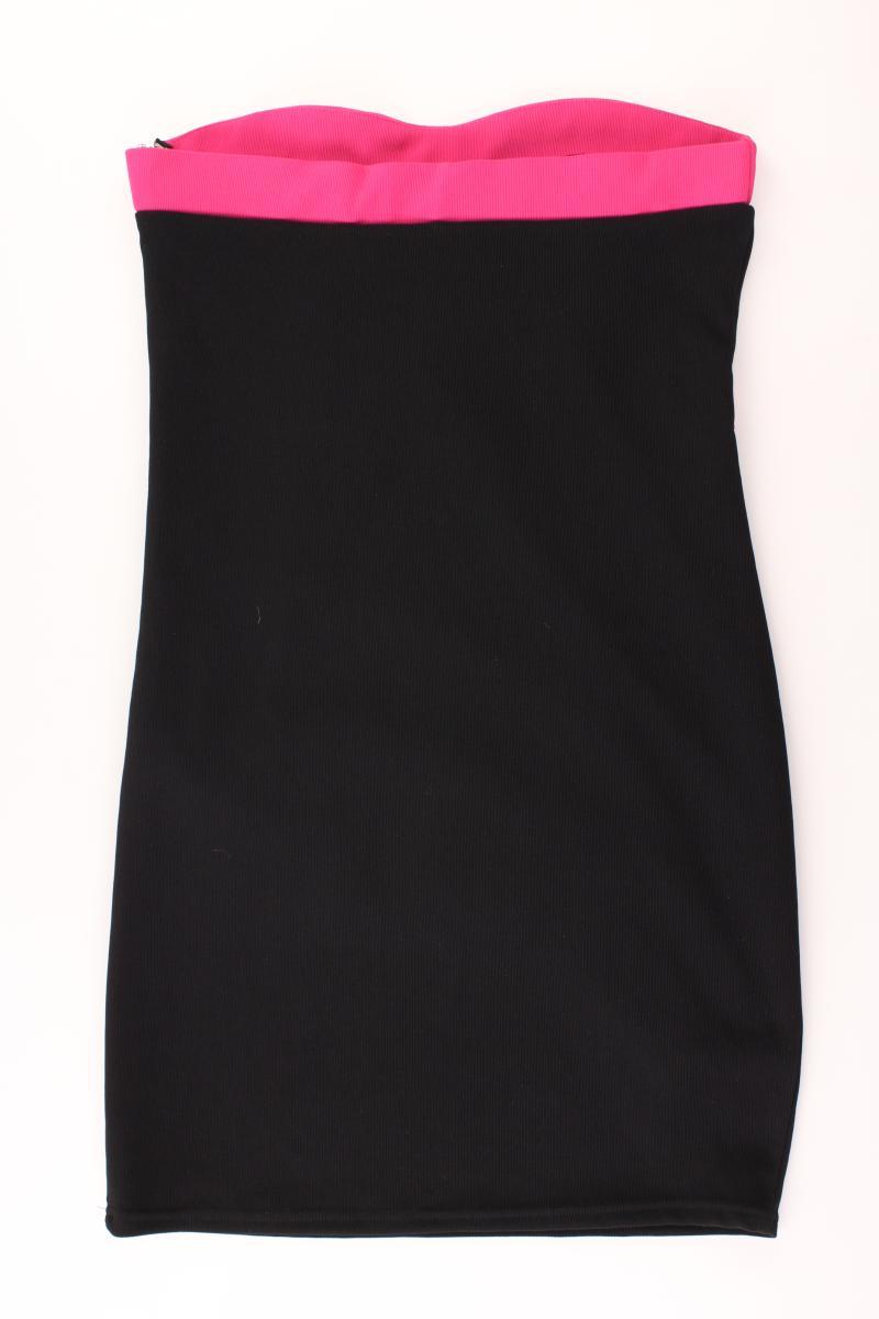 Bandeaukleid Gr. 40 Ärmellos schwarz aus Polyester