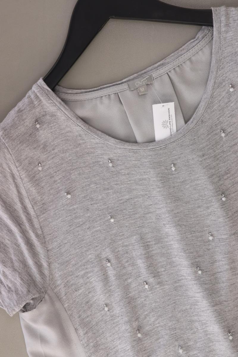 OVS T-Shirt Gr. M Kurzarm grau aus Polyester