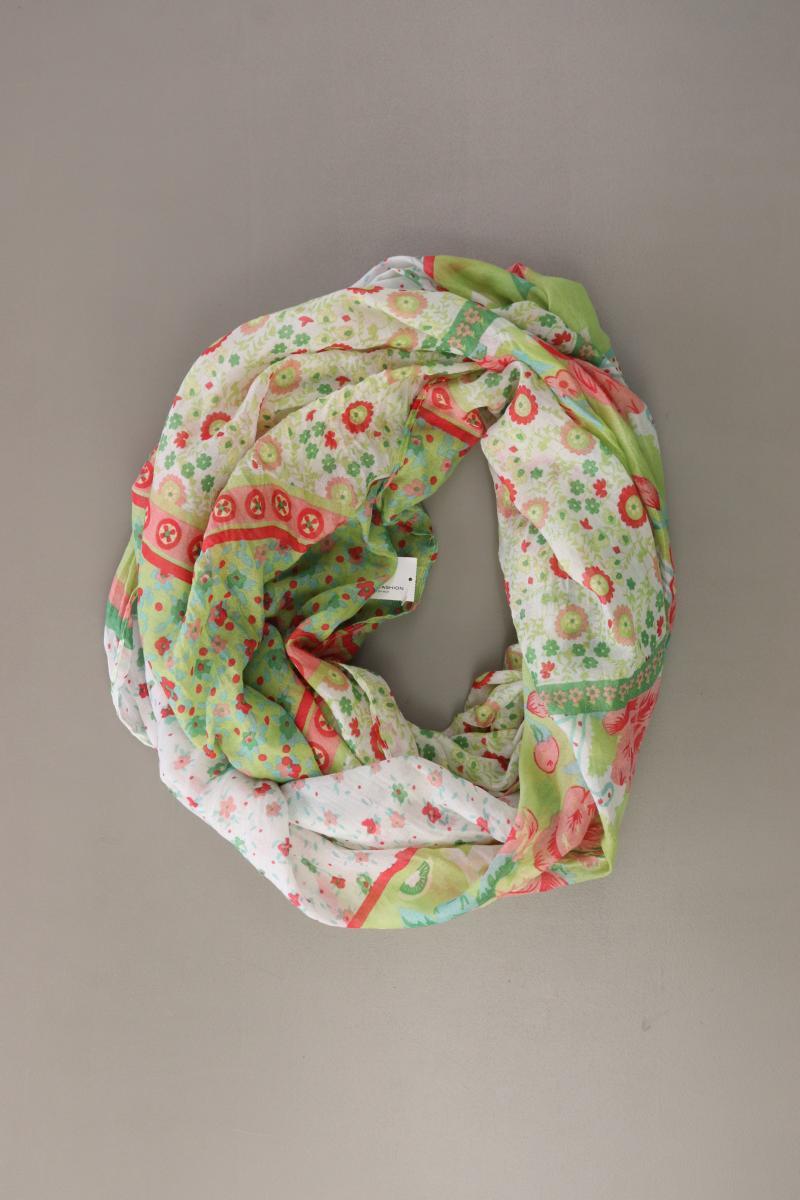 Loop mit Blumenmuster grün