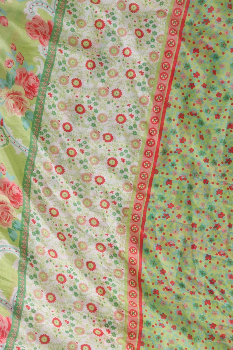 Loop mit Blumenmuster grün
