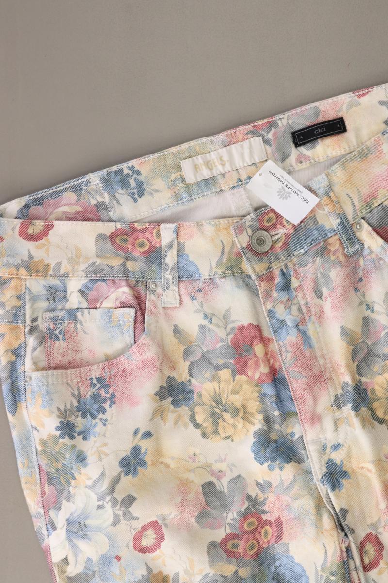 Angels Five-Pocket-Hose Gr. 38 mit Blumenmuster mehrfarbig