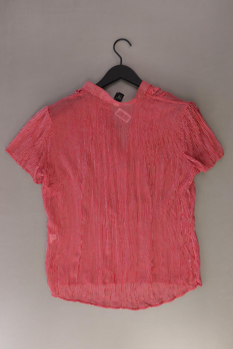 Best Connections Kurzarmbluse Gr. 40 gestreift rot aus Polyester