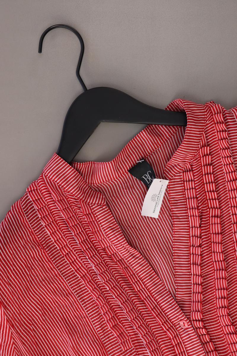 Best Connections Kurzarmbluse Gr. 40 gestreift rot aus Polyester
