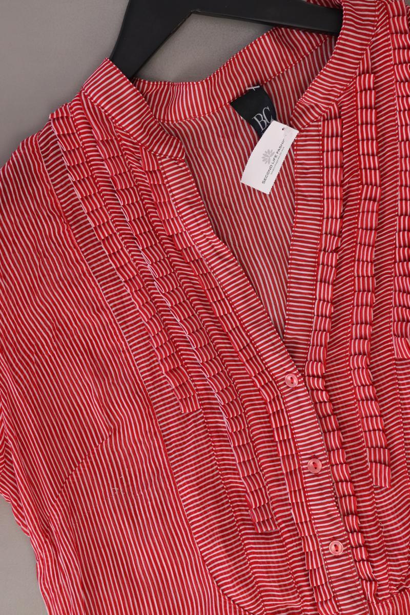 Best Connections Kurzarmbluse Gr. 40 gestreift rot aus Polyester