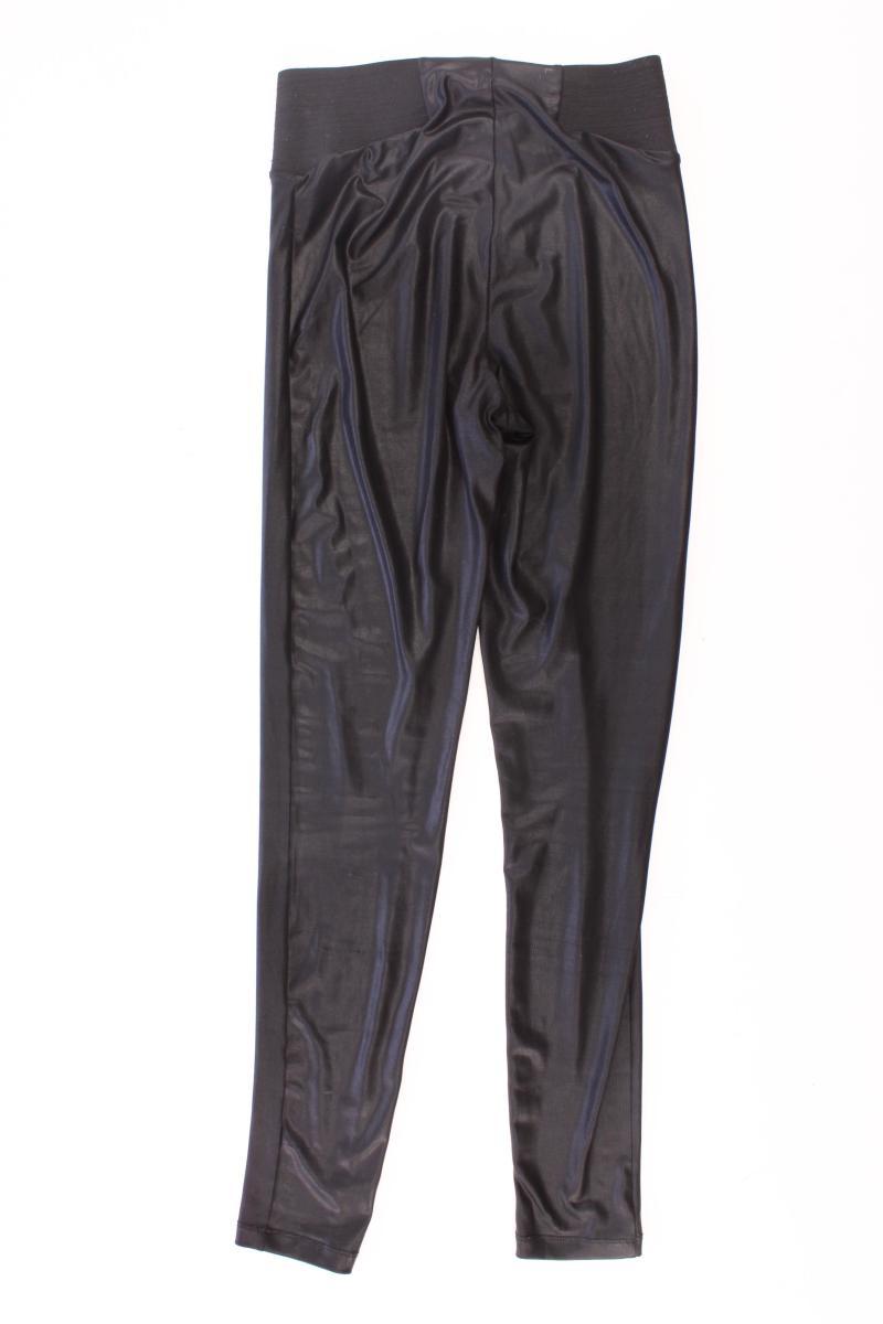 Asos Kunstlederhose Gr. 34 schwarz