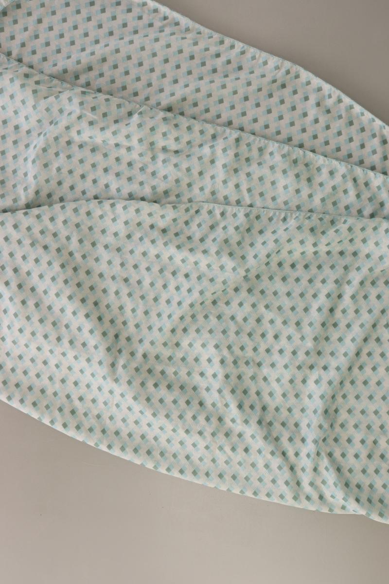 Opus Tuch Annika geometrisches Muster blau aus Polyester
