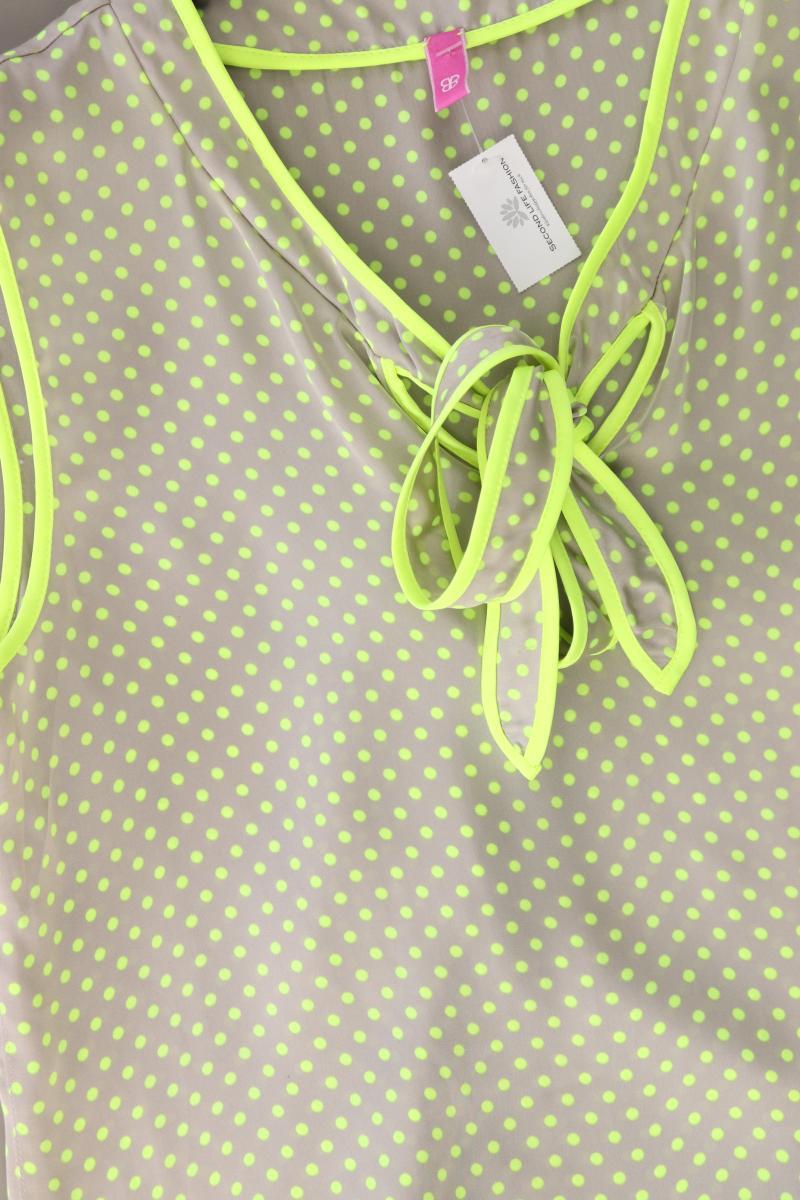 Basler Ärmellose Bluse Gr. M gepunktet gelb
