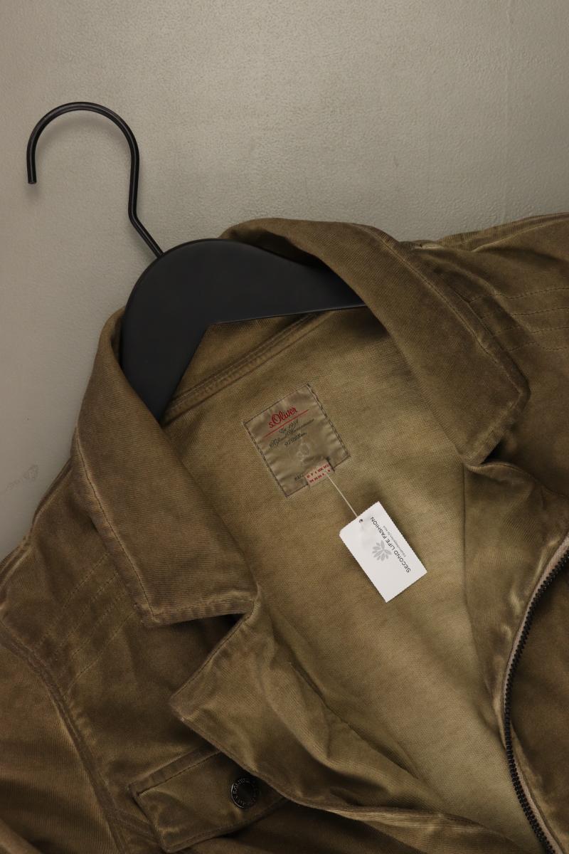 s.Oliver Übergangsjacke Gr. 34 braun aus Baumwolle