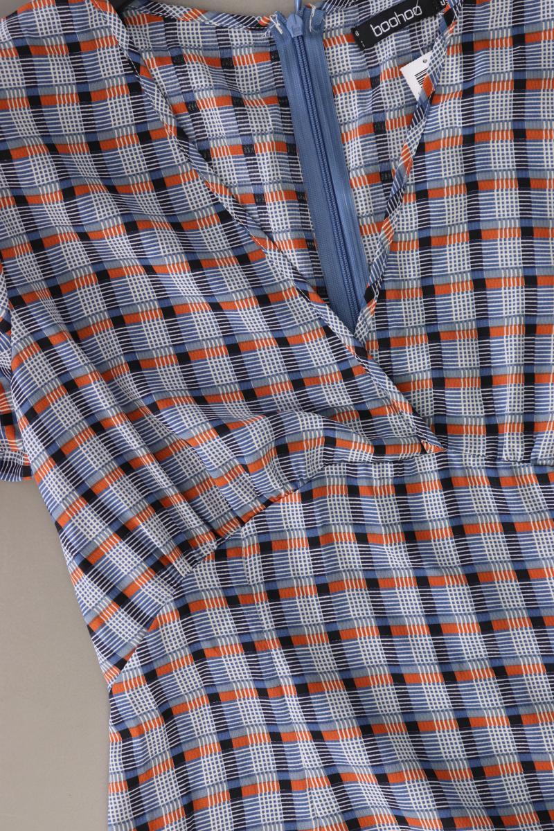 BOOHOO Schlauchkleid Gr. 36 Kurzarm blau aus Polyester