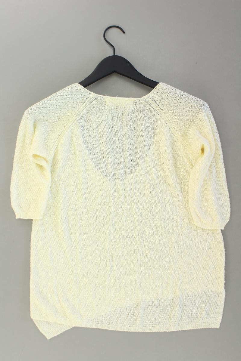 Zara Grobstrickpullover Gr. S gelb aus Polyacryl