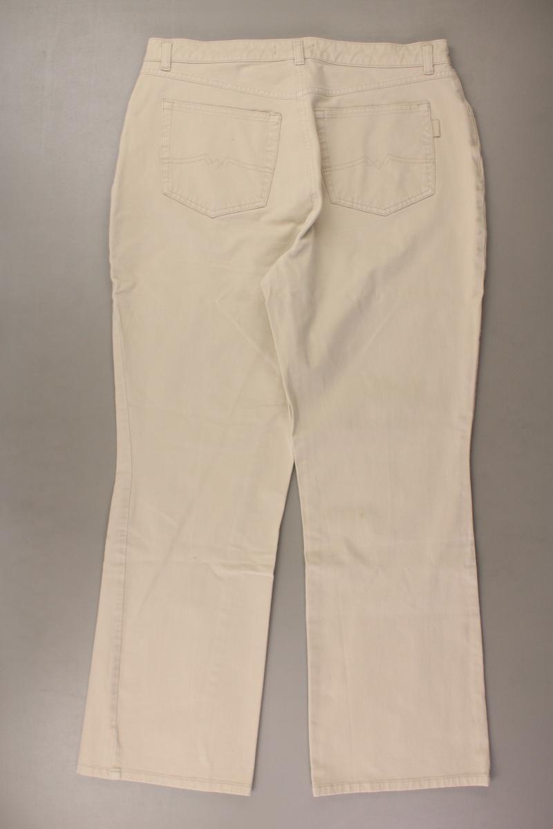 MAC Hose Gr. 44 creme aus Baumwolle