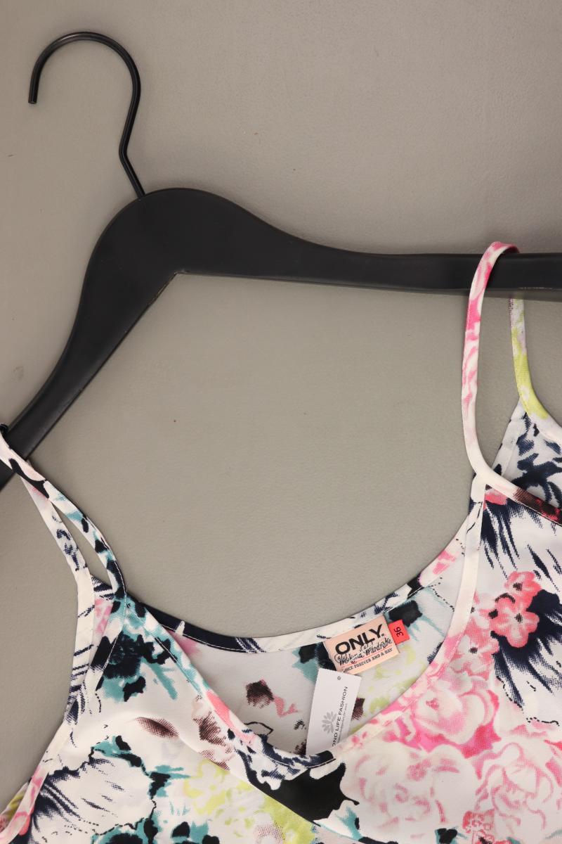 Only Top Gr. 36 mit Blumenmuster mehrfarbig aus Polyester