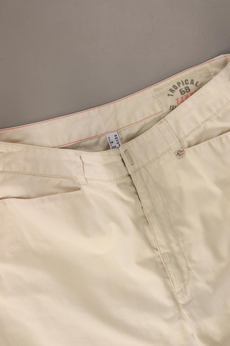 Esprit 7/8 Hose Gr. 38 creme aus Baumwolle